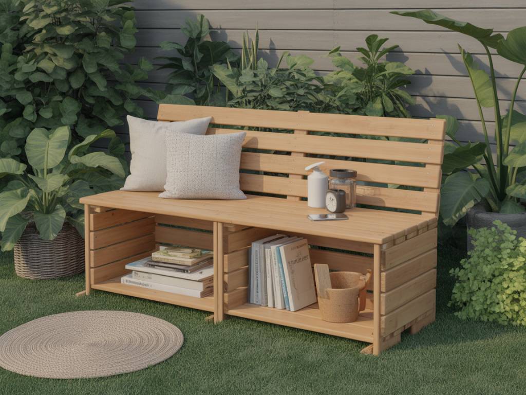 Comment construire un banc de jardin en bois avec rangement intégré : guide complet étape par étape