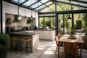 Cuisine dans veranda : comment aménager un espace pratique et lumineux