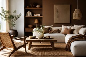 Couleurs brun : idées, associations et conseils pour bien les utiliser en décoration